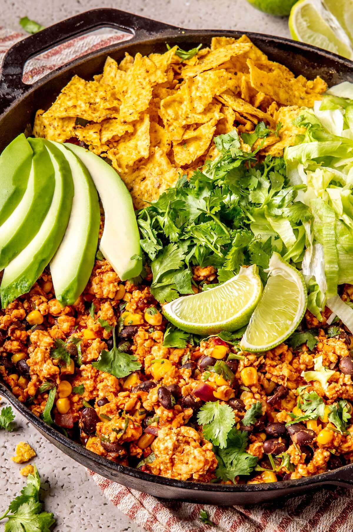 HEALTHY ONE PAN CHICKEN TACO SKILLET healthy-one-pan-chicken-taco-skillet
