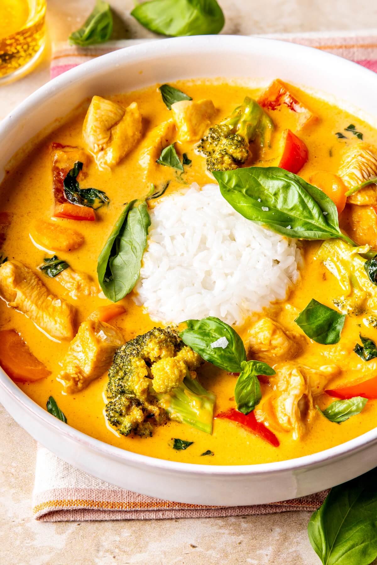 Thai Red Curry with Chicken - Olivia Adriance