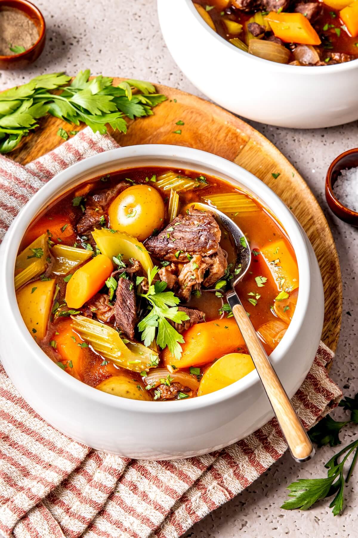 Cozy Classic Healthy Beef Stew - Olivia Adriance