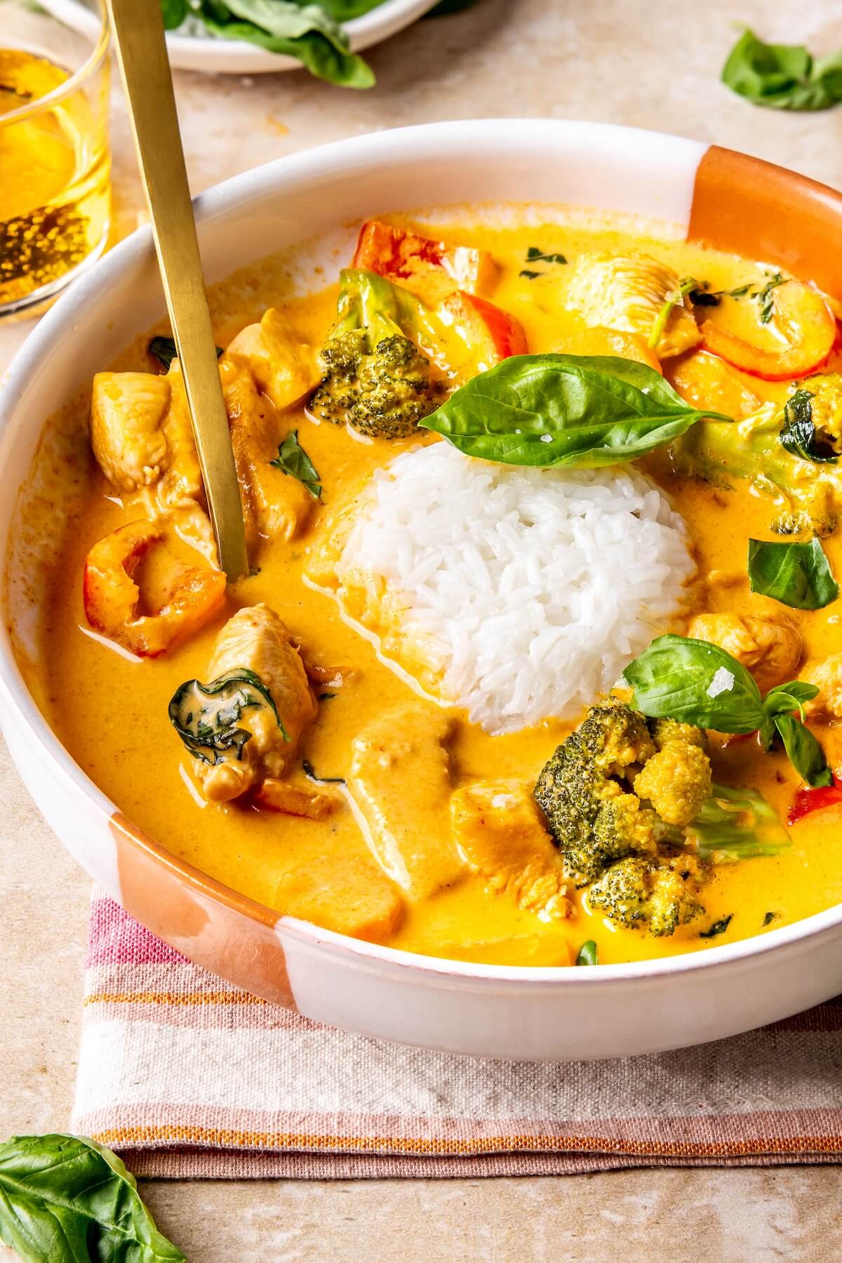 Thai Red Curry with Chicken - Olivia Adriance