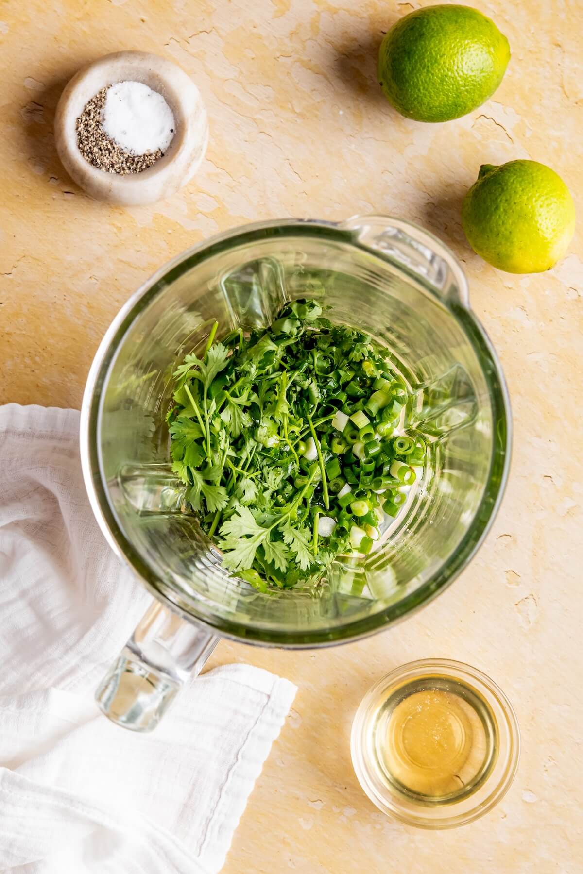 Southwestern Micro-Chopped Salad with Cilantro Lime Dressing Step 1 - Olivia Adriance