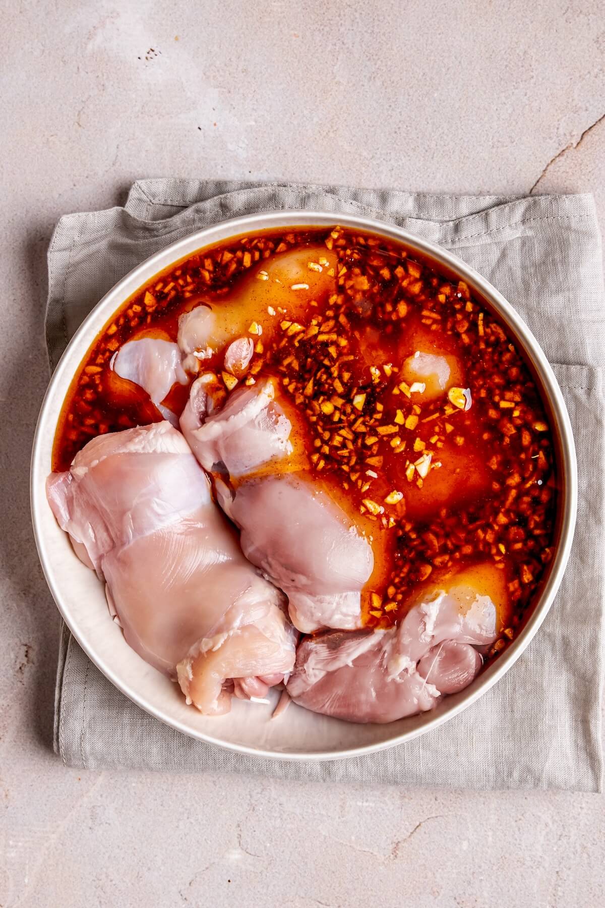 Sheet Pan Honey Garlic Chicken Thighs Step 3 - Olivia Adriance