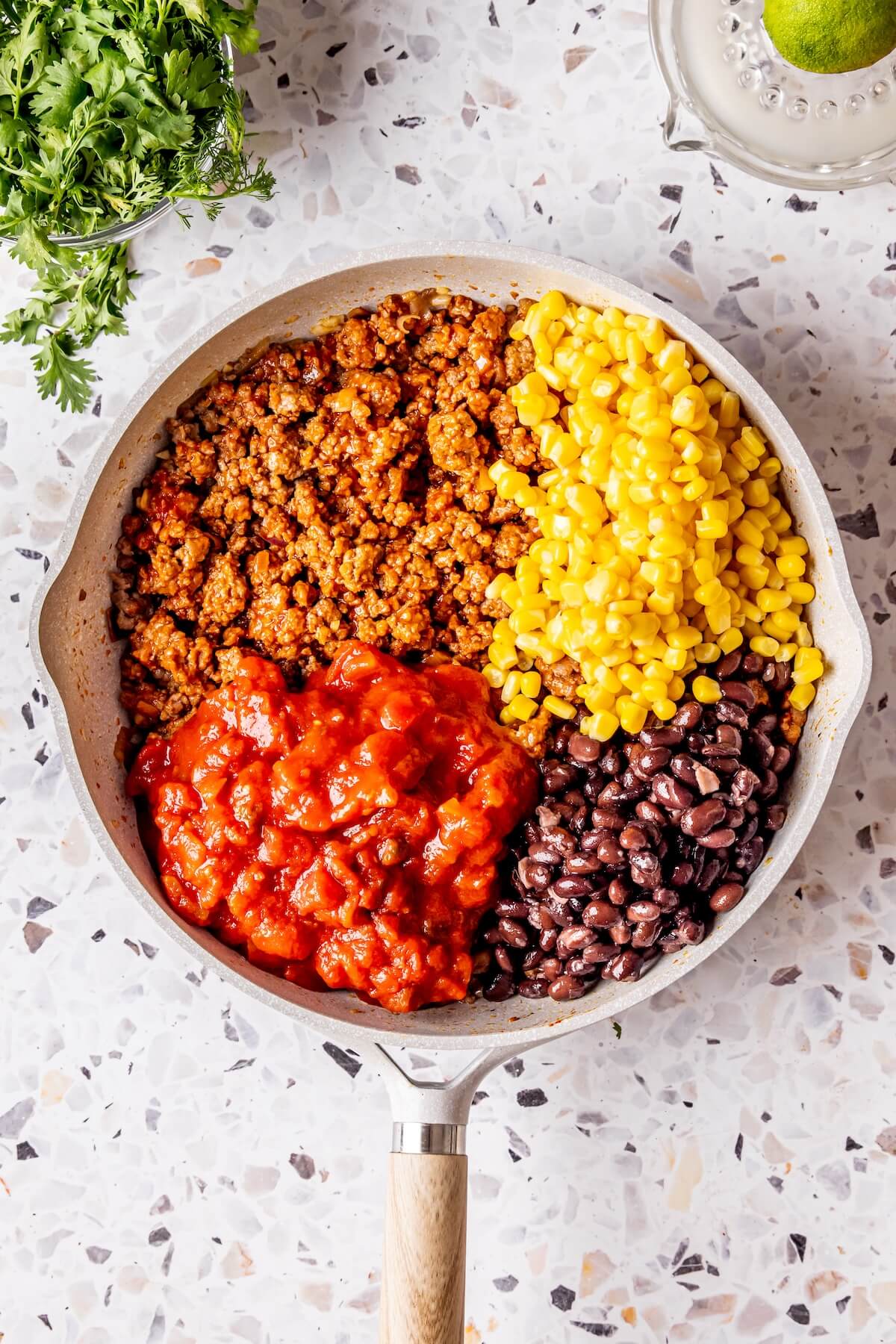 Ground Beef Taco Skillet Step 4 - Olivia Adriance