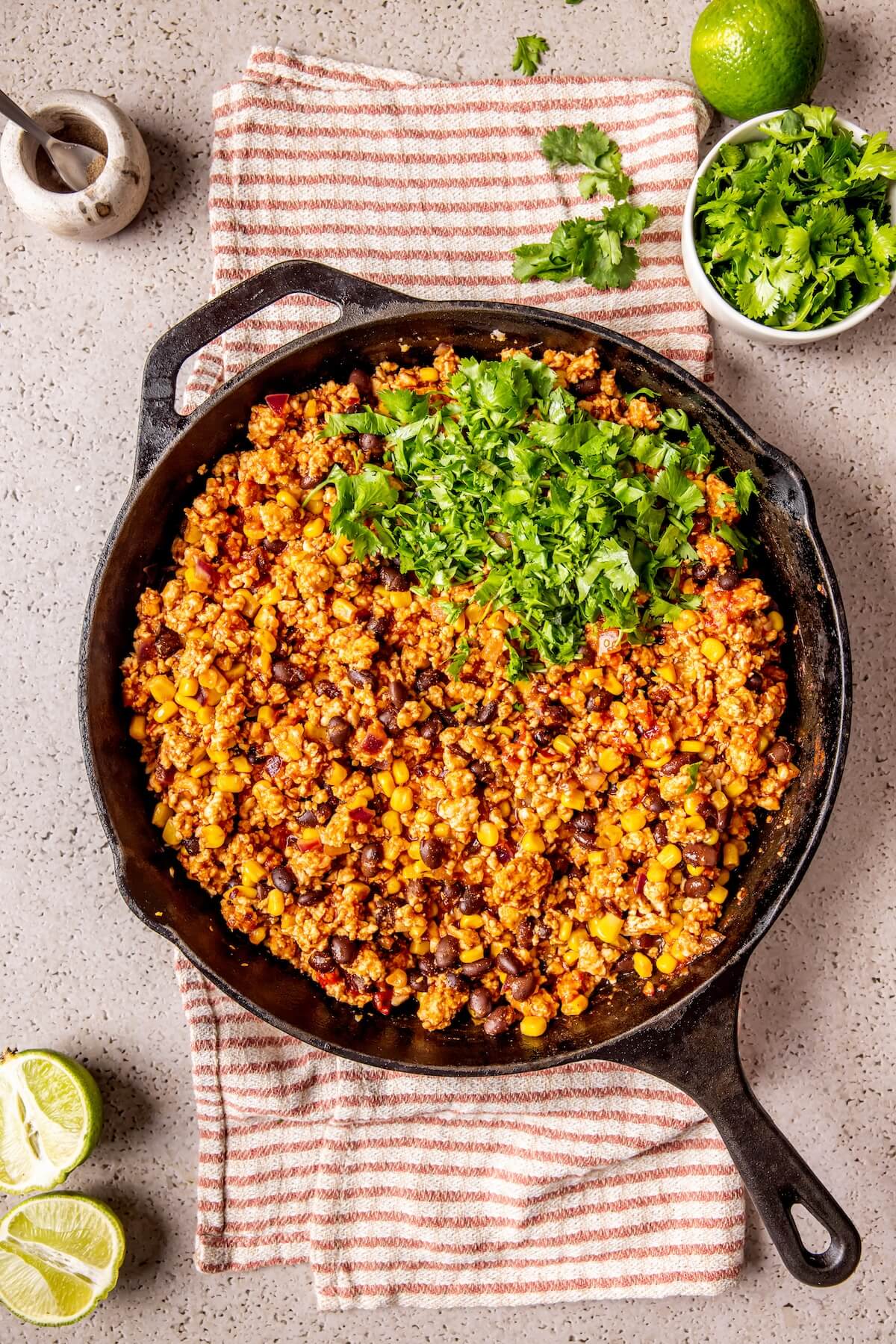 Ground Chicken Taco Skillet Step 4 - Olivia Adriance