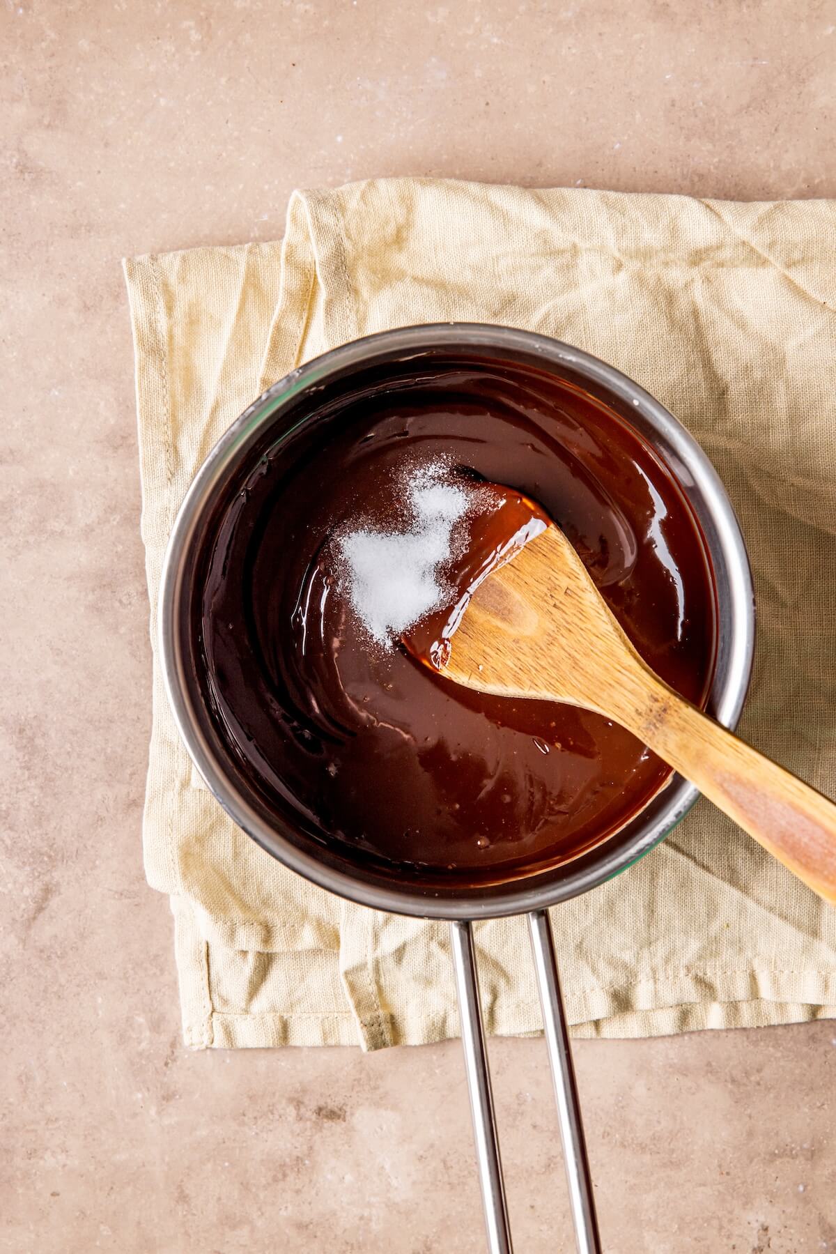 No Bake Peanut Butter Cookie Dough Bars with Chocolate Ganache Step 4 - Olivia Adriance