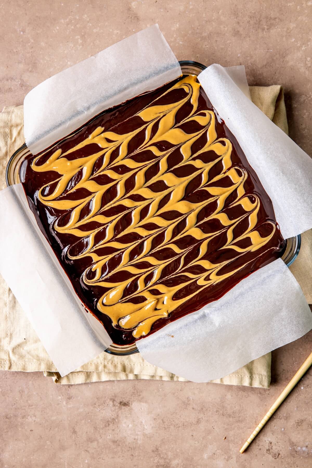 No Bake Peanut Butter Cookie Dough Bars with Chocolate Ganache Step 6 - Olivia Adriance