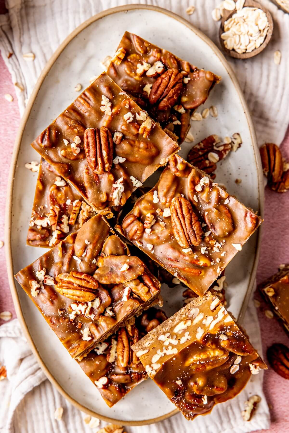 No Bake Pecan Pie Bars - Olivia Adriance