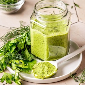 Green Goddess Ranch Dressing - Olivia Adriance