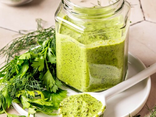 DAIRY-FREE GREEN GODDESS RANCH DRESSING