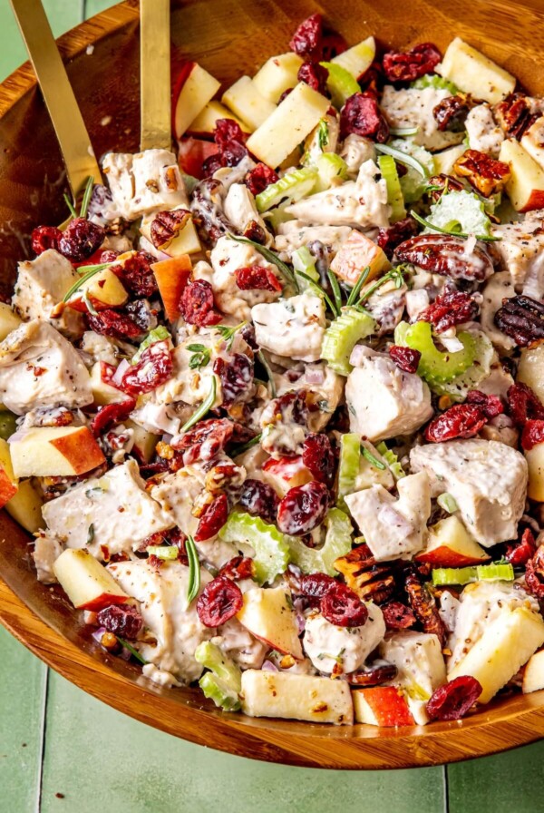 Fall Cranberry Pecan Chicken Salad - Olivia Adriance