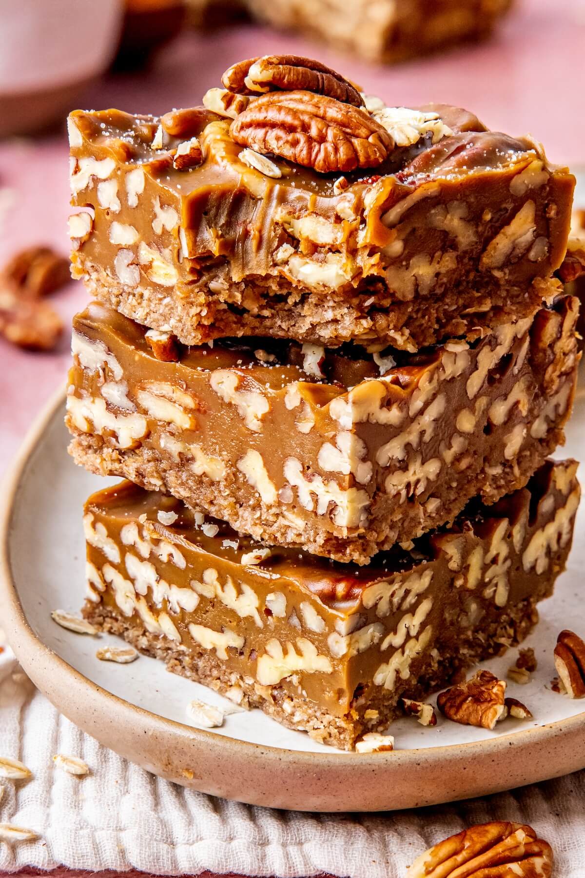 No Bake Pecan Pie Bars - Olivia Adriance