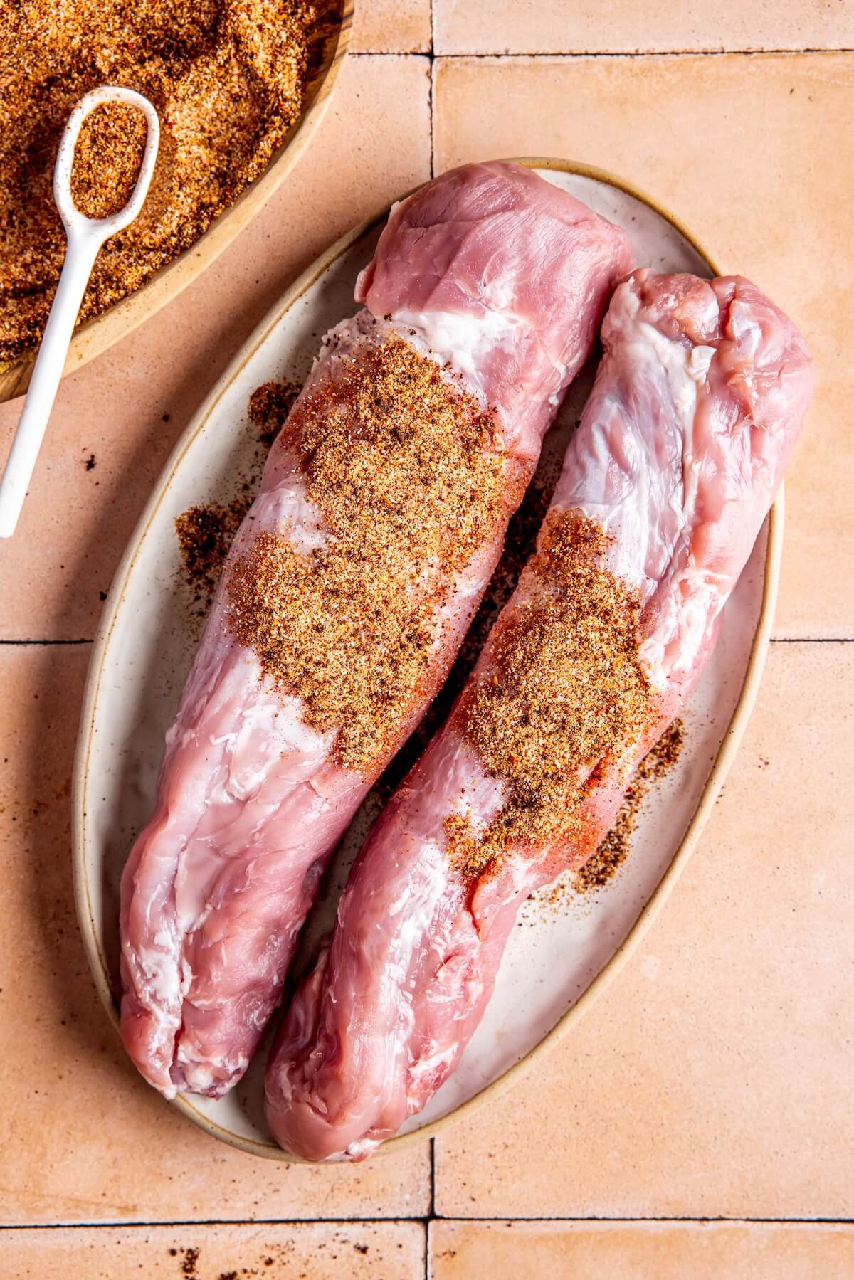 How to Make Coffee Rubbed Pork Tenderloin Step 2 - Olivia Adriance