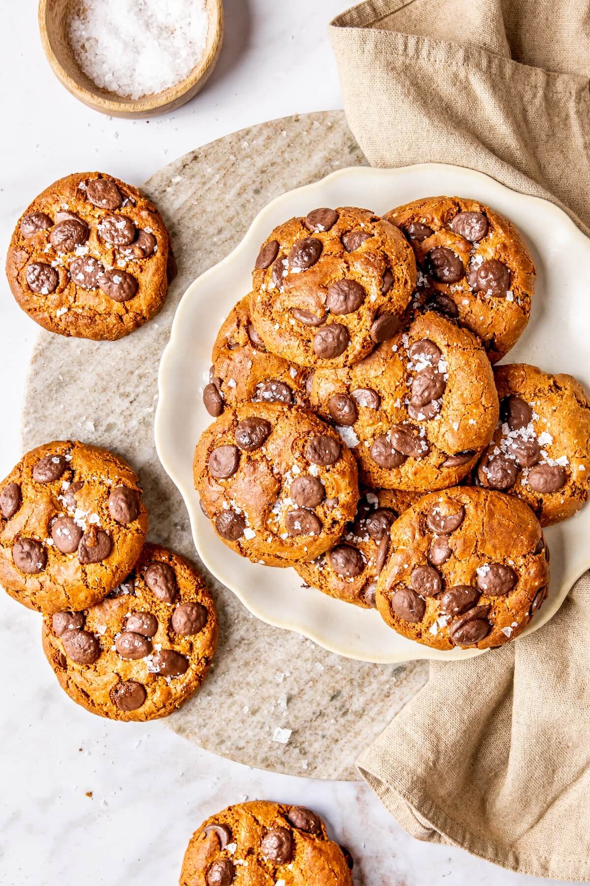 Pumpkin Spice Chocolate Chunk Cookies - Olivia Adriance