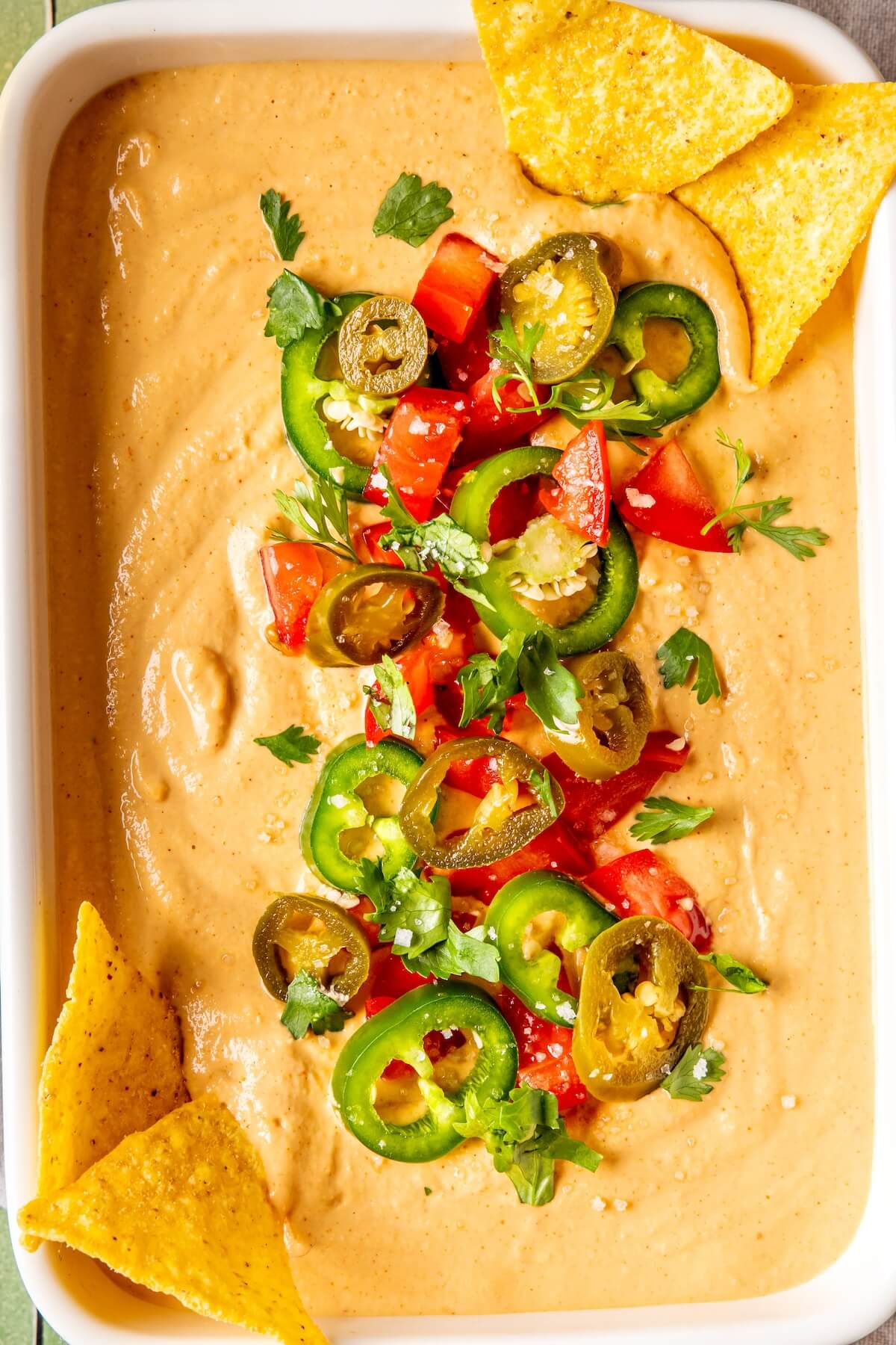 Creamy Vegan Cashew Queso - Olivia Adriance