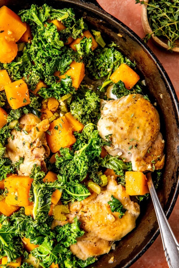 Skillet Chicken and Squash - Olivia Adriance