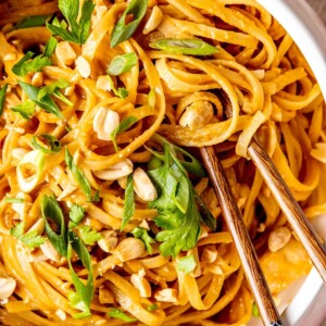 Easy Saucy Peanut Noodles - Olivia Adriance