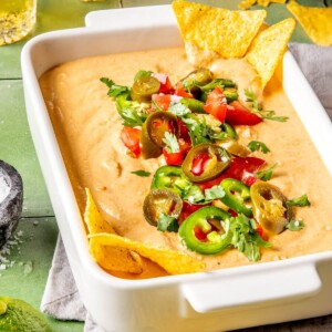 Creamy Vegan Cashew Queso - Olivia Adriance