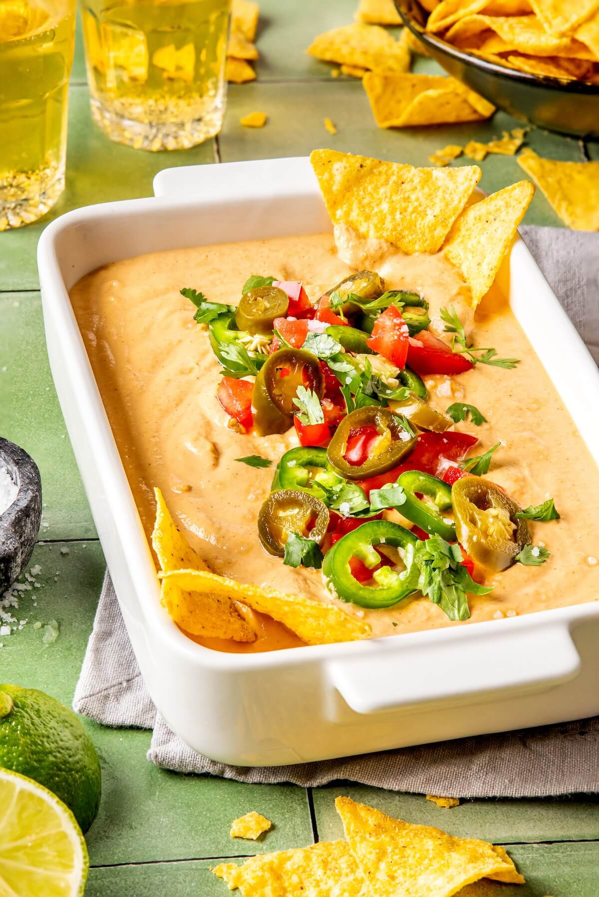 Creamy Vegan Cashew Queso - Olivia Adriance