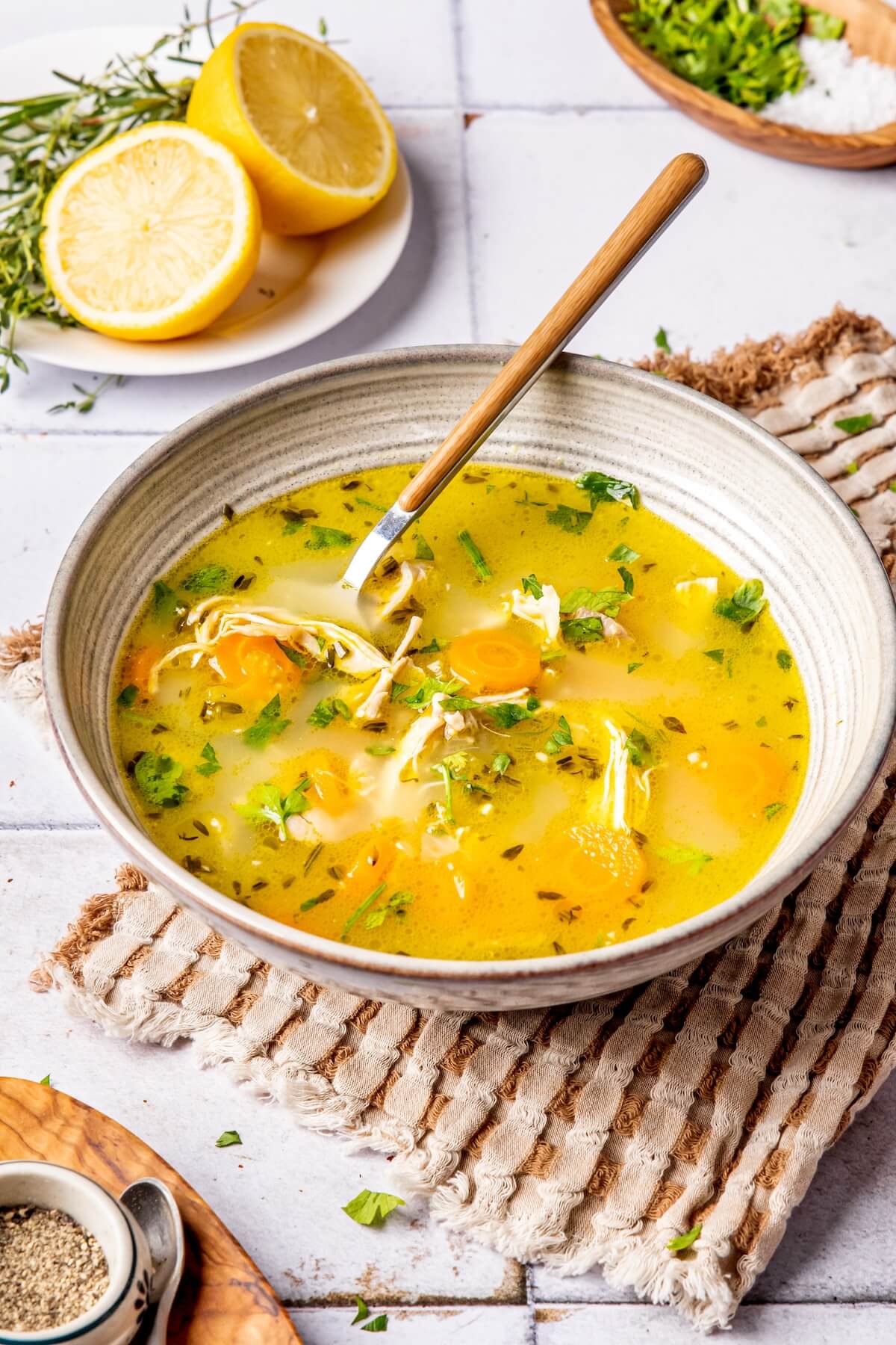 Comforting Chicken Soup - Olivia Adriance