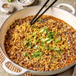 One Pot Mongolian Beef Noodles - Olivia Adriance