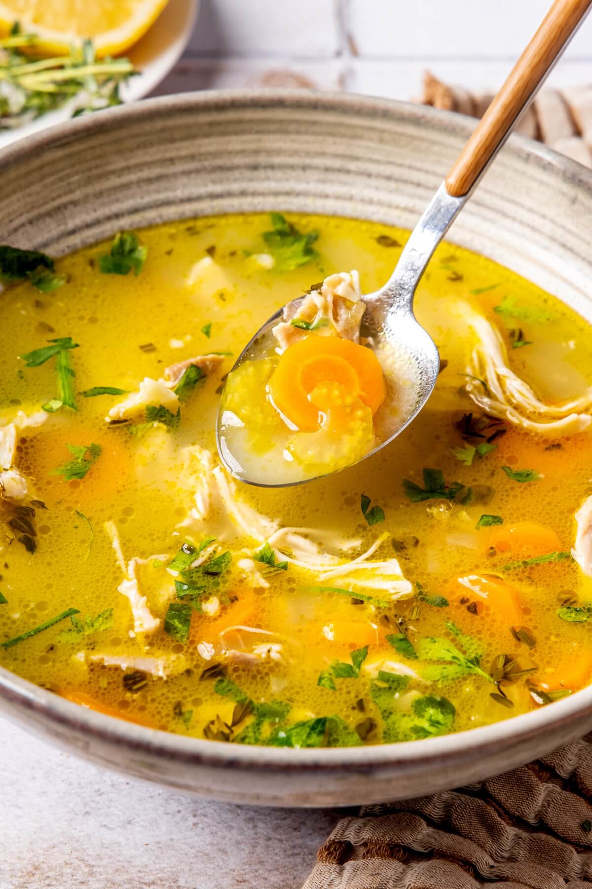 Comforting Chicken Soup - Olivia Adriance