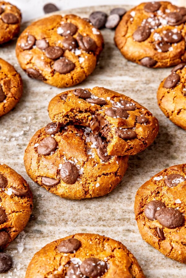 Pumpkin Spice Chocolate Chunk Cookies - Olivia Adriance