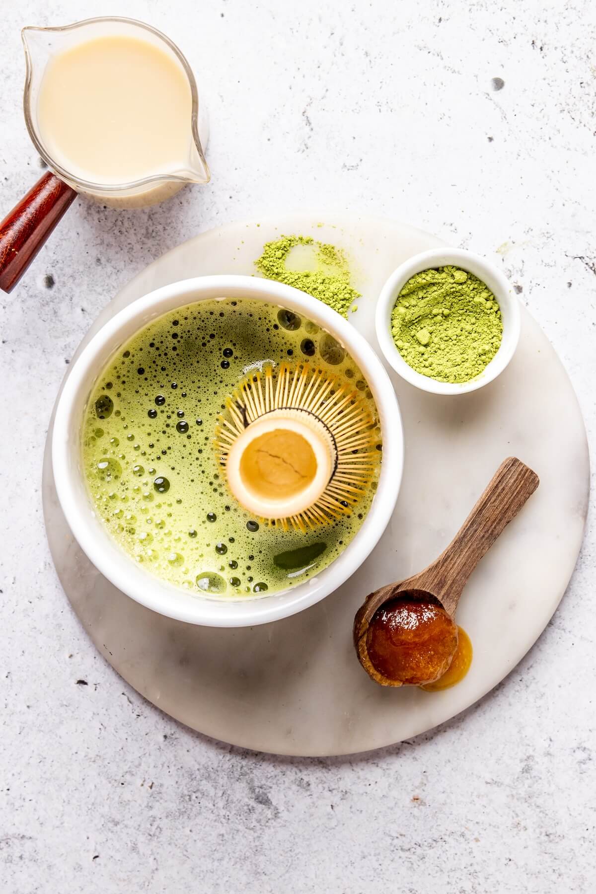 How to Make Honey Matcha Latte Step 3 - Olivia Adriance