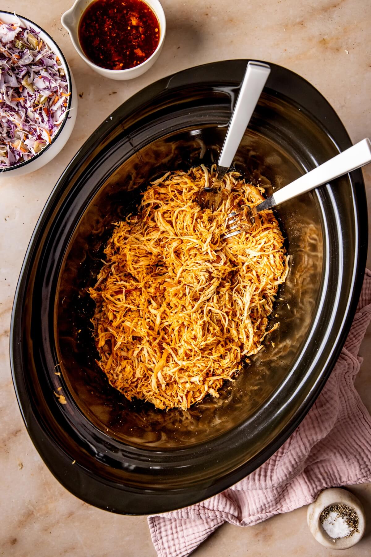 How to Make Crockpot Hot Honey Chicken Bowls Step 6 - Olivia Adriance