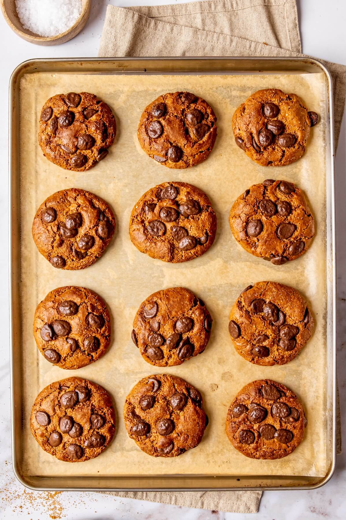 How to Make Pumpkin Spice Chocolate Chunk Cookies Step 6 - Olivia Adriance