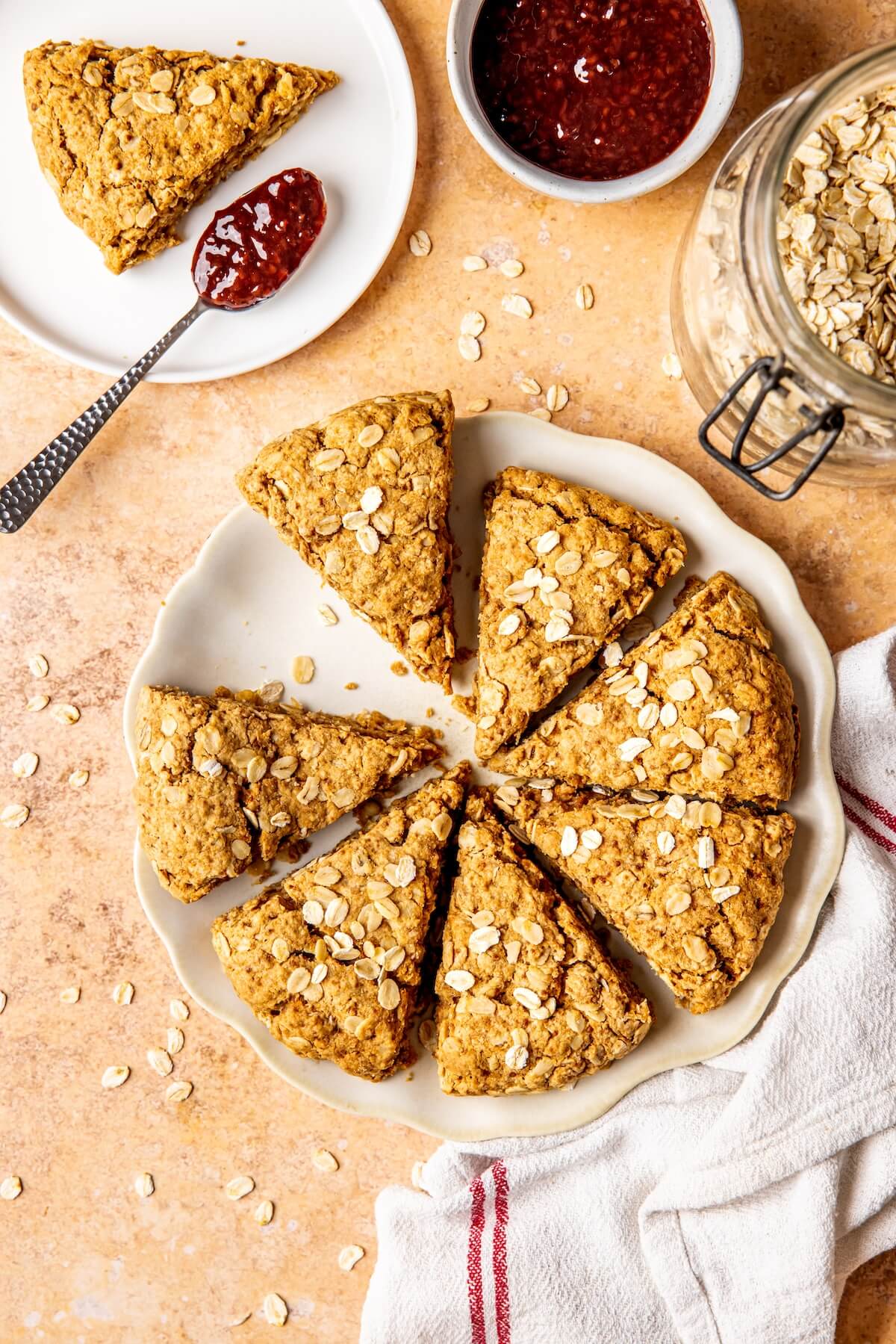 Oatmeal Scones - Olivia Adriance