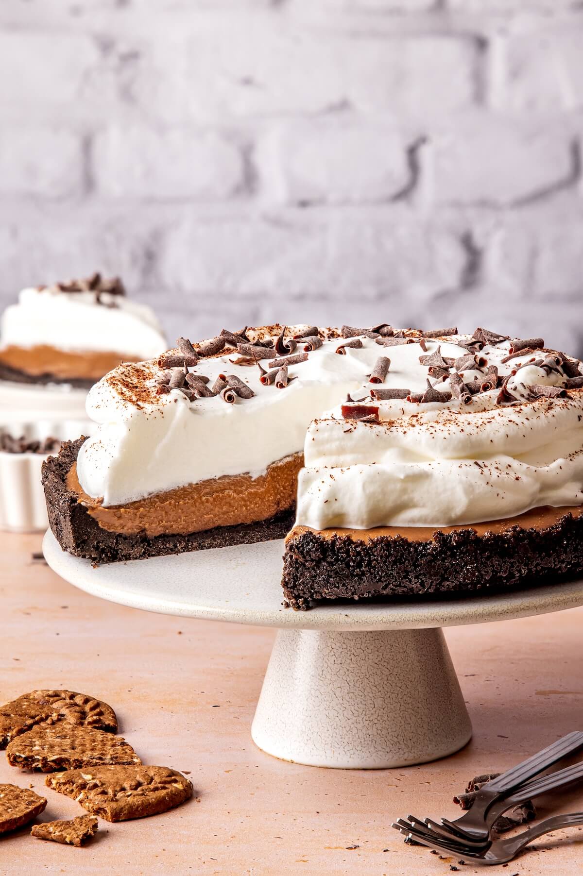Dairy-Free Chocolate Cream Pie - Olivia Adriance