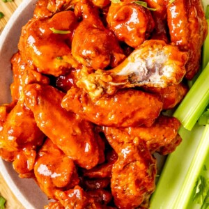 Crispy Baked Buffalo Wings - Olivia Adriance