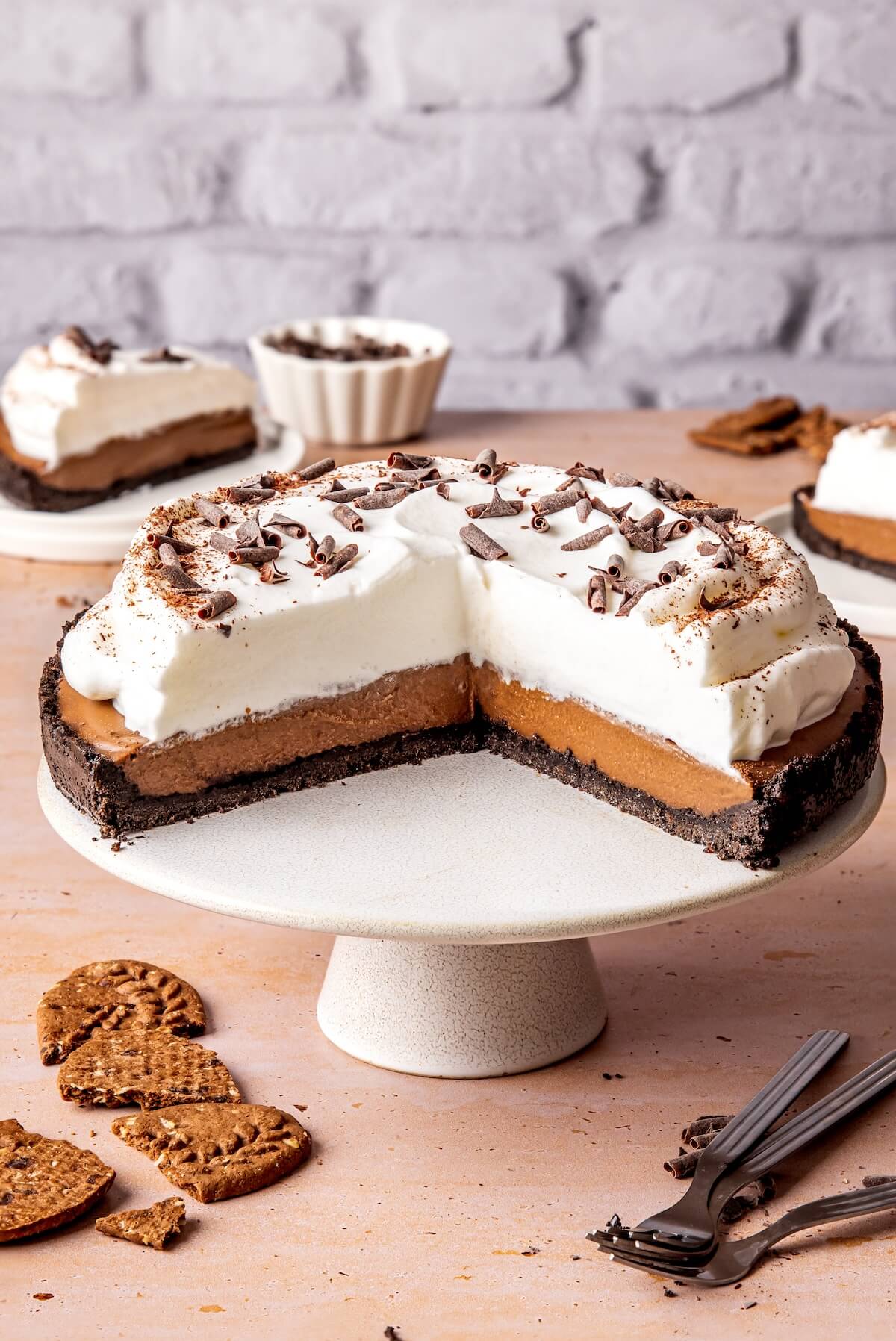 Dairy-Free Chocolate Cream Pie - Olivia Adriance