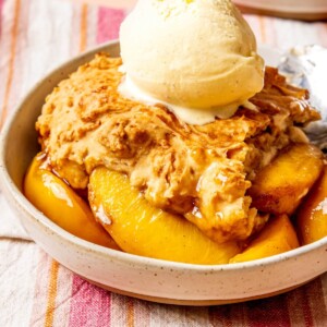 Gluten-Free Dairy-Free Peach Cobbler - Olivia Adriance