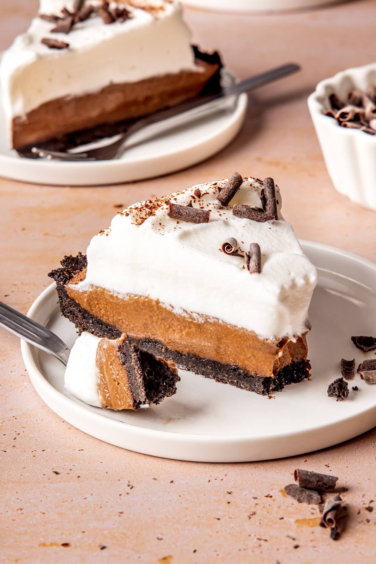 Dairy-Free Chocolate Cream Pie - Olivia Adriance