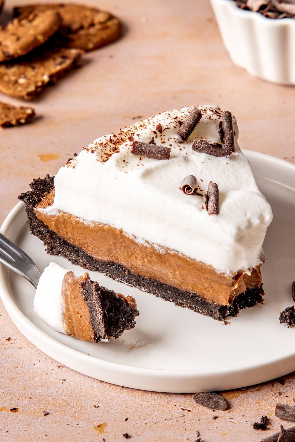 Dairy-Free Chocolate Cream Pie - Olivia Adriance