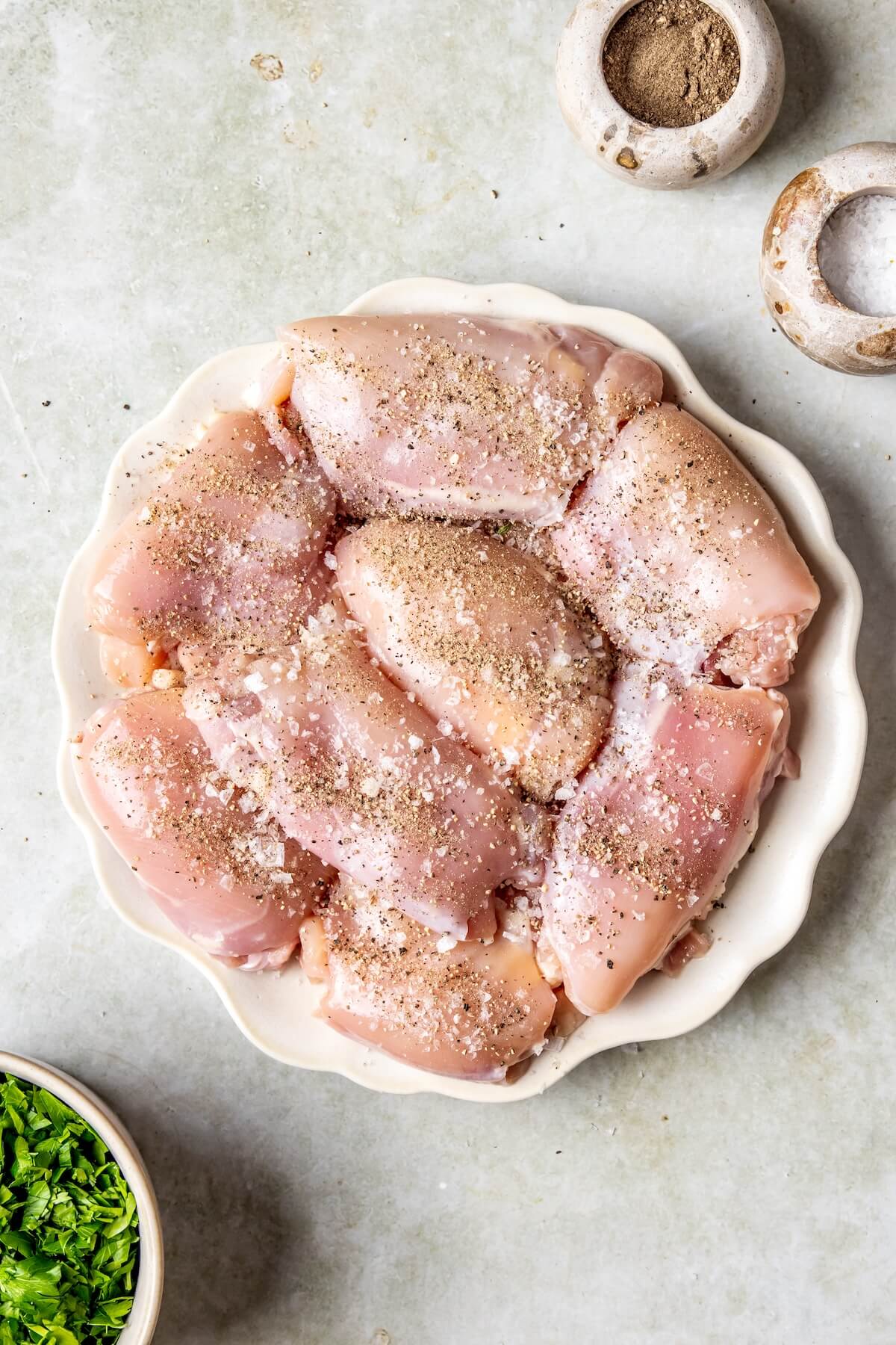How to Make Chimichurri Chicken Thighs Step 1 - Olivia Adriance