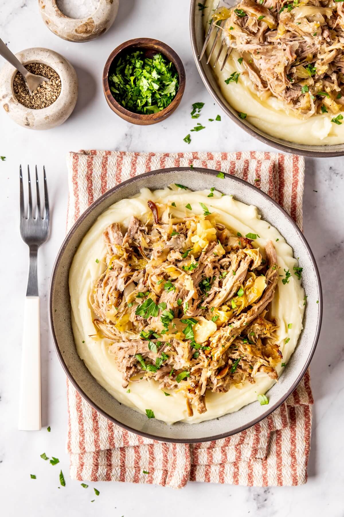 Braised Pork with Sauerkraut and Apples - Olivia Adriance