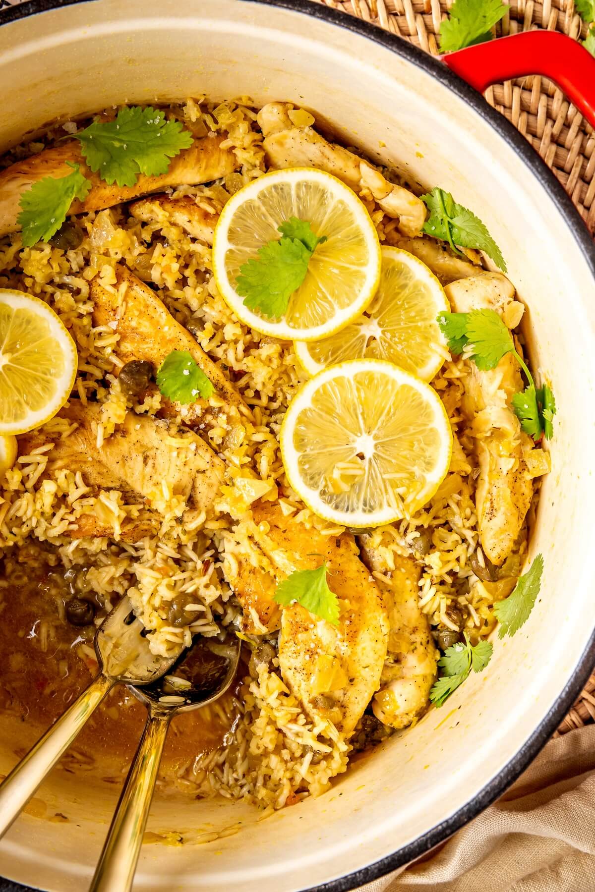 ONE POT CHICKEN PICCATA AND RICE-image