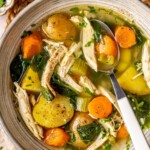 Rustic Tuscan Chicken Soup - Olivia Adriance