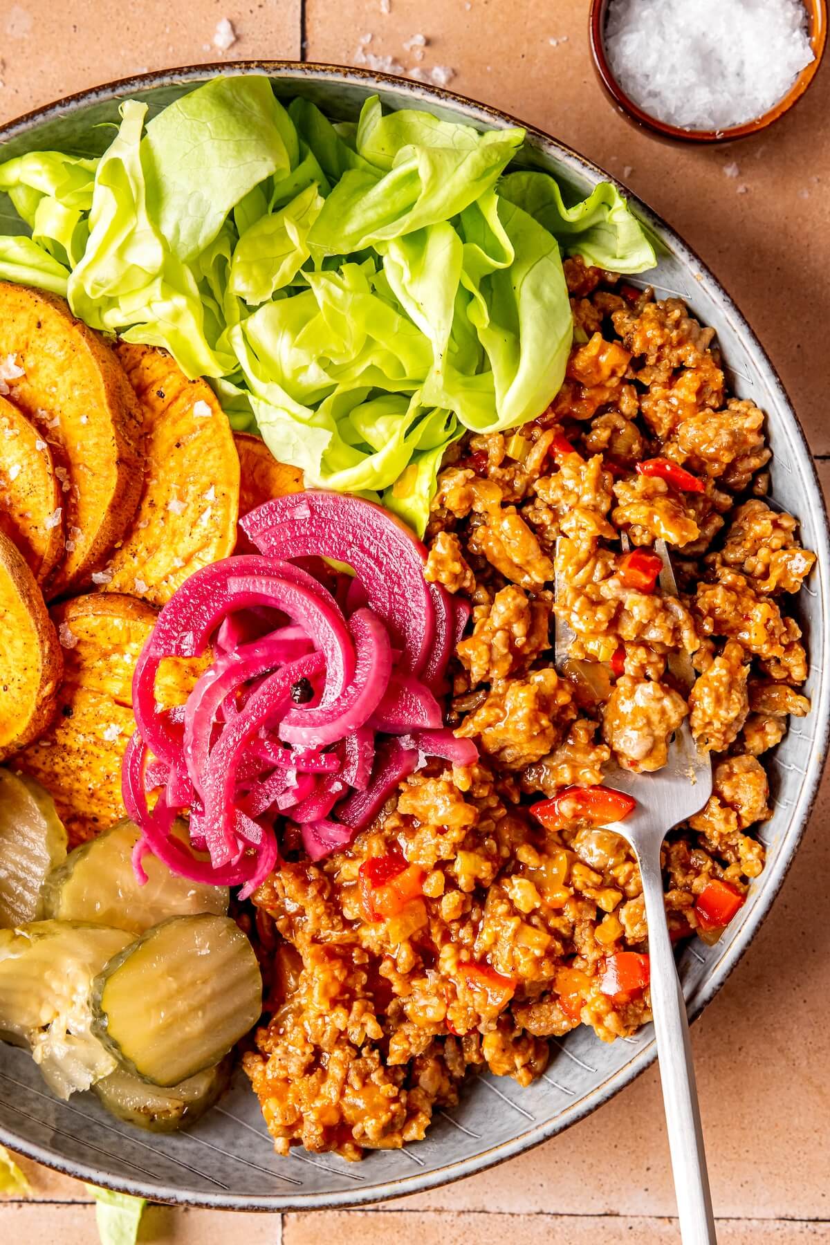 Healthy Sloppy Joes Bowls - Olivia Adriance