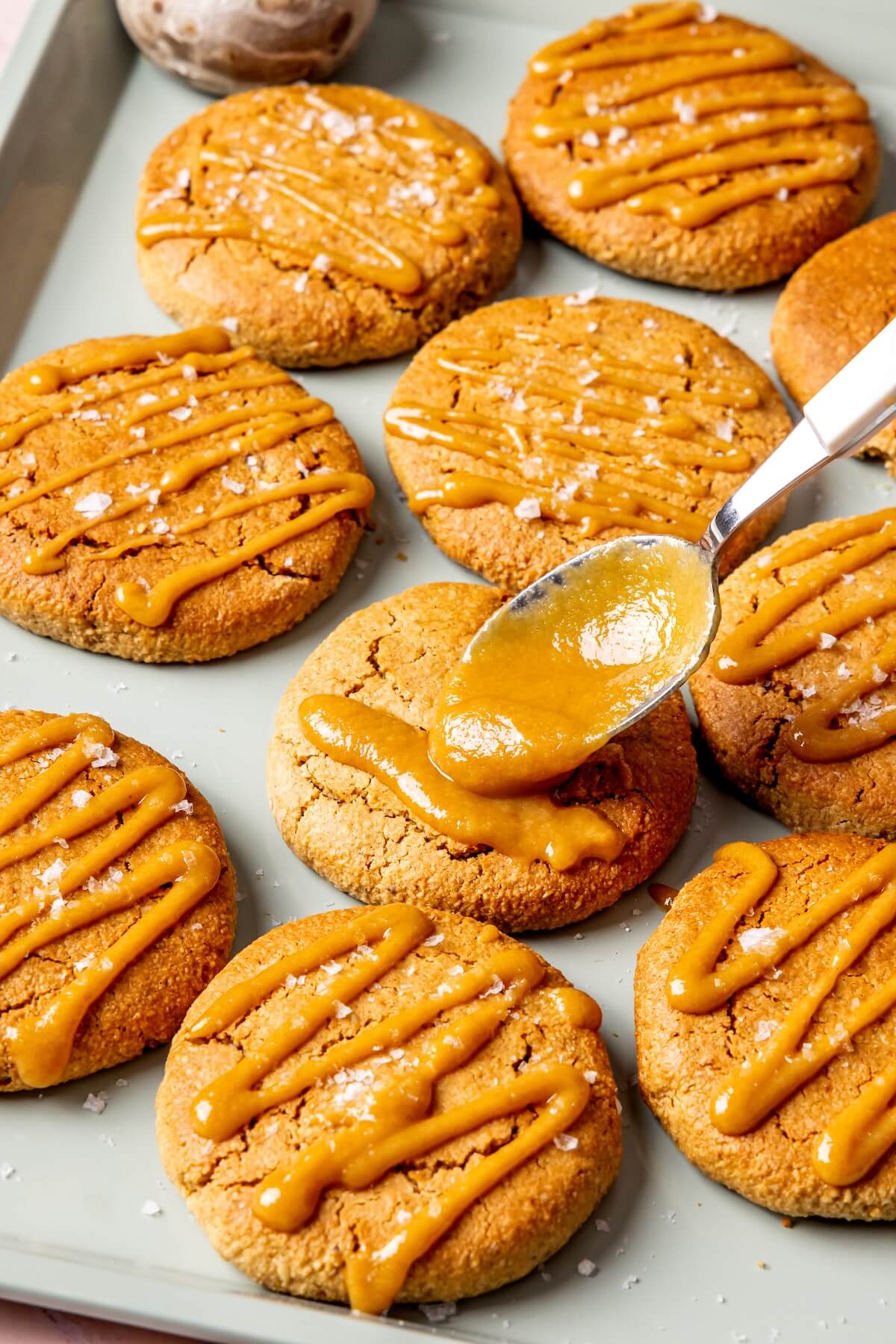 Chewy Chai Cookies with Maple Glaze - Olivia Adriance