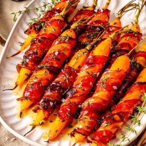 Bacon Wrapped Carrots - Olivia Adriance