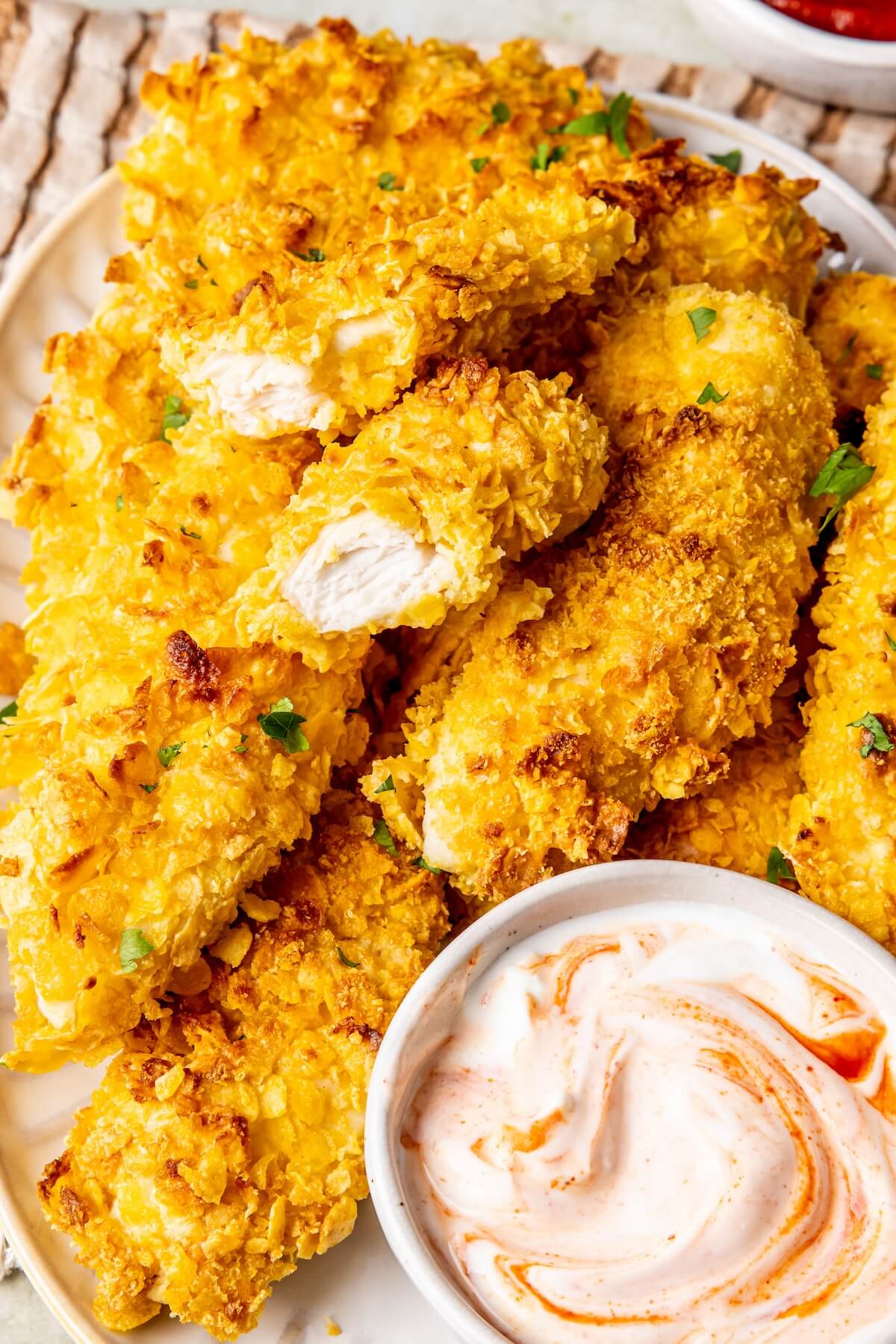 Crispy Baked Chicken Tenders - Olivia Adriance