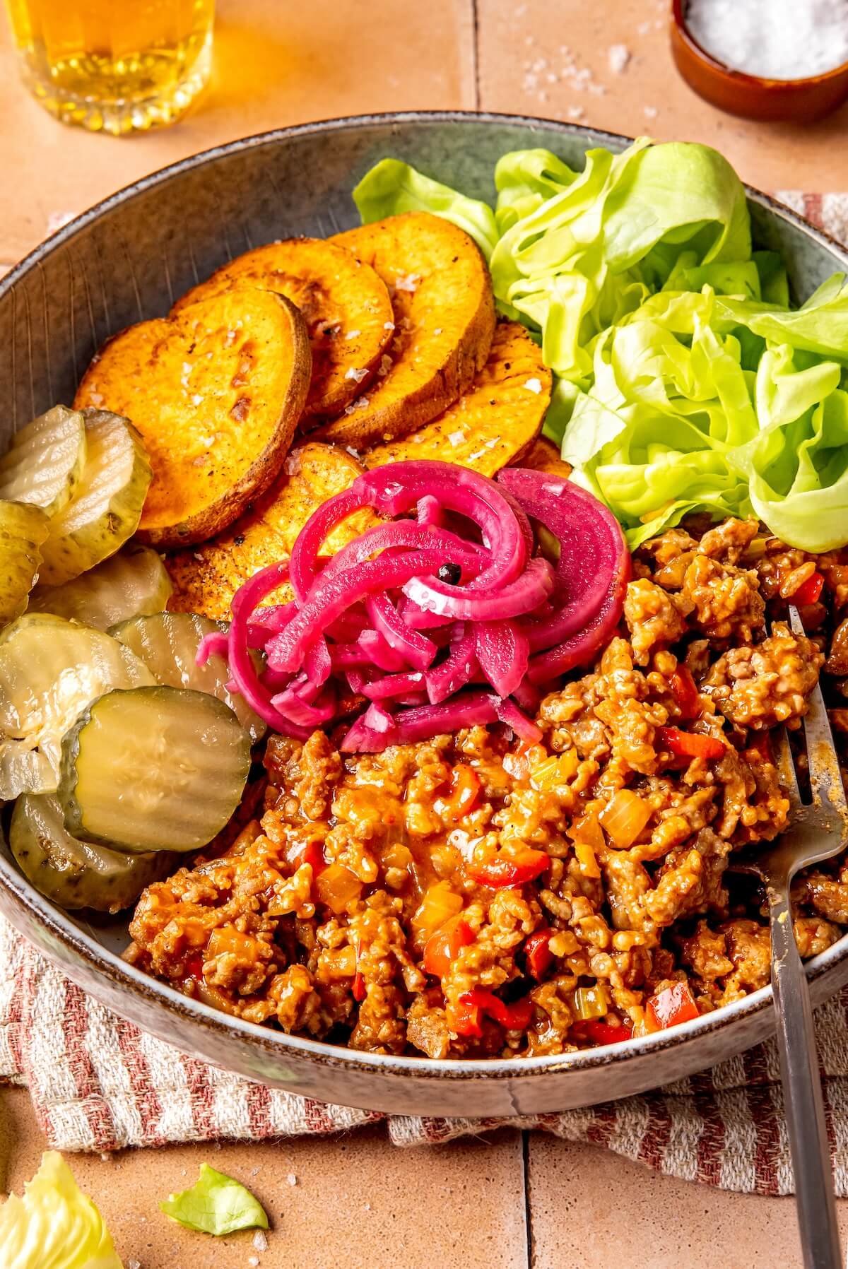 Healthy Sloppy Joes Bowls - Olivia Adriance