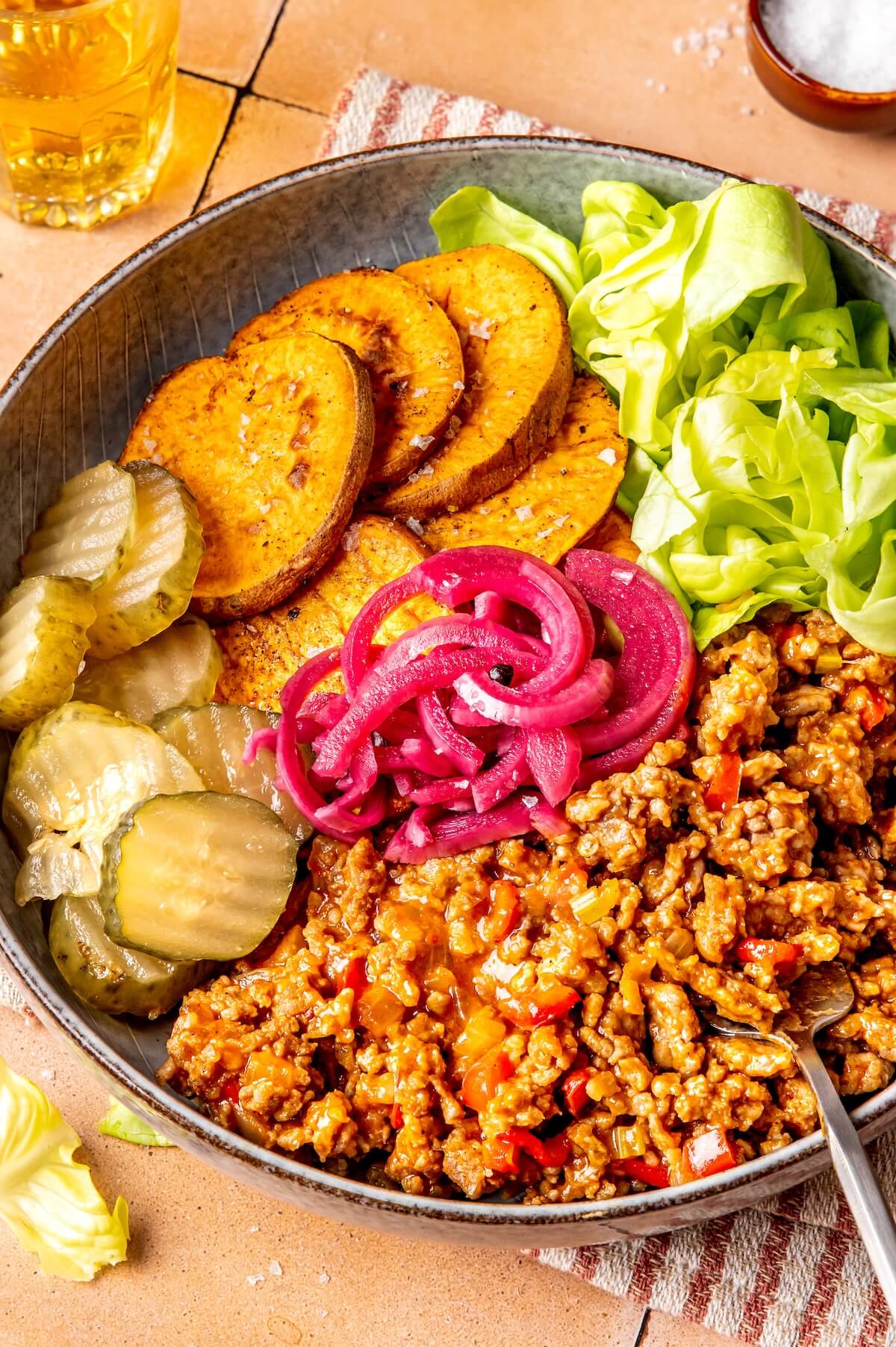 Healthy Sloppy Joes Bowls - Olivia Adriance