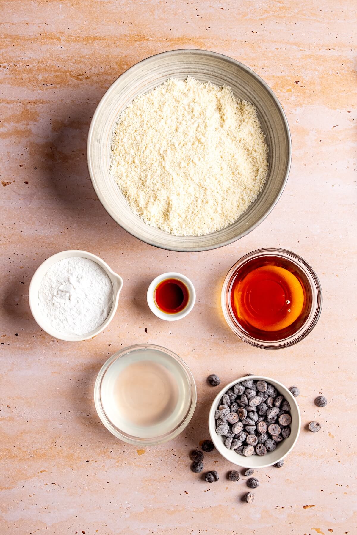 Ingredients for Gluten-Free Shortbread Cookies - Olivia Adriance