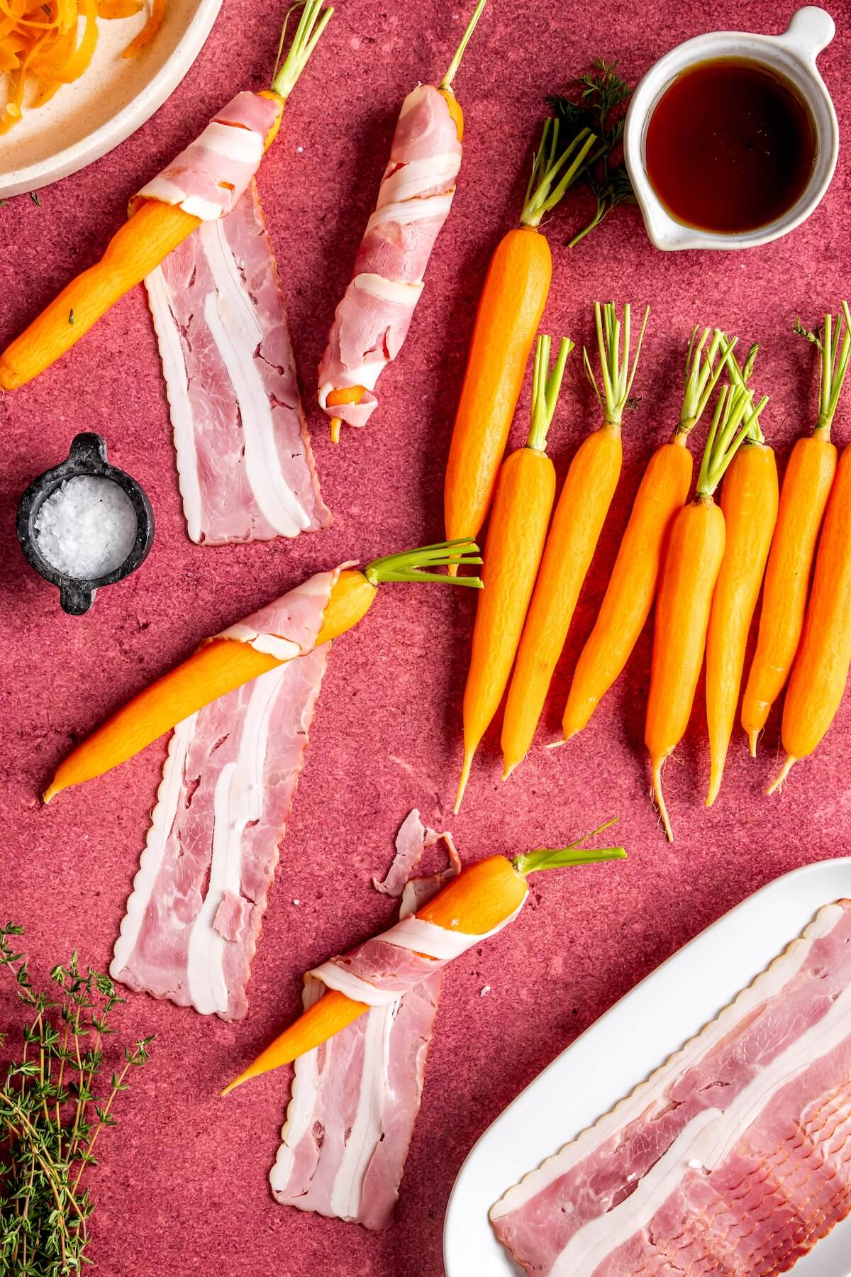 How to Make Bacon Wrapped Carrots Step 1 - Olivia Adriance