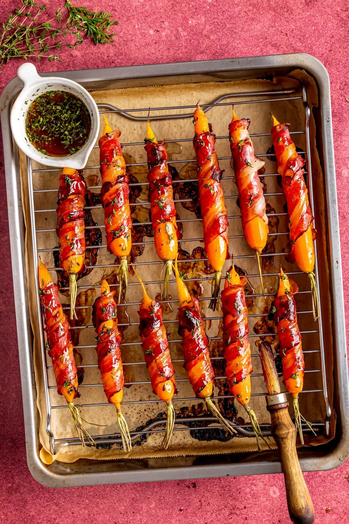 How to Make Bacon Wrapped Carrots Step 5 - Olivia Adriance