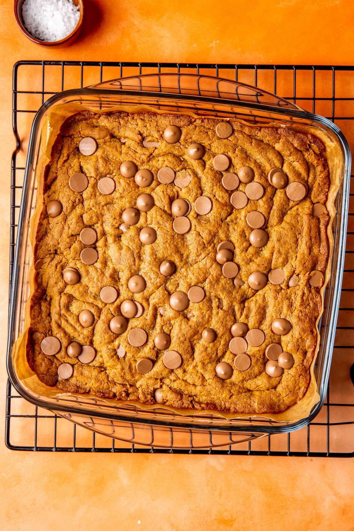 How to Make Chocolate Peanut Butter Blondies Step 6 - Olivia Adriance